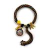 Cuerda de Mano Xizang Thangka Deidad Patrona Ocho Benmingfo Pulsera Thangka Tejida a Mano Pulsera Xizang Estilo Étnico