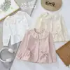 Peça Camisa Infantil Rantuo 26 Novo Estilo para Bebês e Crianças Pequenas Série de Cores Quentes Manga Longa Doce Atacado