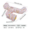 Fabricantes transfronteiriços túnel para gatos de estimação arco-íris para gatos brinquedo interativo de três canais barril de perfuração brinquedo dobrável para gatos