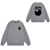 Moletom Stu Xihai 8 Dados Cruzado Estilo Outono/Inverno Unissex Gola Redonda Moletom Felpudo