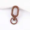 Cierre de Puerta Pequeño en Forma de U de Metal Pintado Giratorio Engrosado y Reforzado Cierre de Langosta Accesorios DIY para Bolsas y Adornos