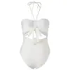 Traje de baño de una pieza nuevo europeo y americano para mujer, sexy, chica caliente, bikini, delgado, flor tridimensional, más vendido en Amazon, transfronterizo