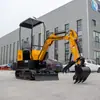 Precio de excavadora de orugas de 1800 kg de fábrica, máquina de conexión doméstica con control piloto para exportación a Australia