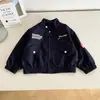 Nausicaä del Valle del Viento 2026 Primavera Nuevo Estilo Americano Personalizada para Niños Cuello Alto Estilo Motociclista Chaqueta Elegante para Niños Nueva Llegada
