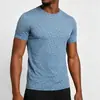 Comercio Exterior Europeo y Americano Transfronterizo Amazon Verano Camiseta para Hombre Seda de Hielo Alta Elasticidad Secado Rápido Manga Corta Impresión Digital Top Deportivo