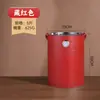 Tanque de Almacenamiento de Cáscara de Mandarina, Barril Xinhui, Almacenamiento de Té, Barril de Té Sellado Engrosado, Tanque de Almacenamiento, Tanque Sellado, Caja Completa, Estilo Vintage