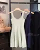 Vestido de Suspensório Design Garota Quente Pura Luxúria Feminino Verão 2025 Novo Cintura Simples Casual Saia Evasê