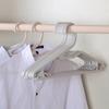 Gancho Sin Marcas Hogar Plástico Adulto Gancho Multifuncional Antideslizante Soporte para Ropa de Doble Uso Húmedo y Seco Tendedero de Dormitorio