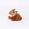 Boutique de Conejitos Imitación Mini Set de Cuatro Conejos Artesanías Hechas a Mano de Alta Gama Joyería Regalo Conejito de Peluche Lindo