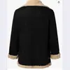 Jaqueta Suede Couro Sintético 2023 Website Autônomo Suede Pele Artificial Casaco Engrossado Jaqueta Masculina Chegada de Inverno