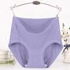 Cintura alta Plus Size Roupa interior para meninas gordinhas Algodão feminino Shorts femininos de meia-idade e idosos Cuecas sem costura de meia-idade Algodão puro