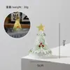 Vidro Esmaltado Zibo Árvore de Natal Feita à Mão Luz Noturna Mesa de Escritório Criativa Ornamento de Atmosfera Festiva Artesanato Atacado