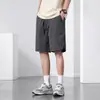 Calças casuais leves de primavera para homens, novo estilo, corte solto, versátil, shorts masculinos, atacado disponível