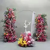 Arco de Marco Circular de Hierro para Bodas Más Vendido Transfronterizo Arco de Flores con Globo de un Solo Poste Decoración Popular para Escenario de Cumpleaños