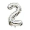 Globo Digital de Papel de Aluminio de 40 pulgadas Forma de Set de Cumpleaños Suministros de Decoración para Fiestas Globos con Números de Cumpleaños Venta al por Mayor