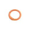 Fecho de mola de 25mm anel de mola colorido acessório de chaveiro acessório DIY anel aberto pintado fecho circular