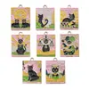 Paquete Mixto de 100 Piezas de Lindos Accesorios de Esmalte para Manualidades de Gato Llavero Pendientes Pulsera Colgantes para Collar Venta Caliente Transfronteriza