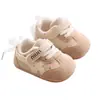Novos Sapatos de Bebê e Criança Pequena Antiderrapantes com Solado Macio para Crianças de 0 a 2 Anos, Sapatos Individuais para Meninas, Sapatos de Princesa Estilo Coreano