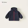 Ropa para niños Bangxuan Huzhou Zhili: chaqueta de niña, chaqueta cortavientos para senderismo al aire libre para niños, sudadera de color liso para niños