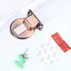 Direto da fábrica sem perfuração liga de zinco sucção de piso porta invisível liga de zinco sucção de piso porta de madeira batente de porta sucção magnética forte para porta