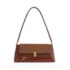Bolsa de ombro, design retrô e único, cor sólida, bolsa de ombro, bolsa tote, bolsa feminina versátil e estilosa para o dia a dia