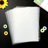 Mes pp Separador Transparente en Blanco Plan de 12 Meses Esta página índice no está perforada separador de hojas sueltas esmerilado