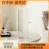 Vaso Anti-Queda de Acrílico para Hidroponia, Arranjo de Flores, Bambu da Sorte, Vaso Reto Transparente de Acrílico para Flores Frescas, Decoração para Sala de Estar, Pequeno