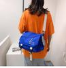 Bolsa de ombro da moda estilo coreano da primavera 2022, estilo workwear, nylon, bolsa simples, grande capacidade, bolsa transversal de moda para casal