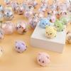 Venta al por mayor de fábrica animal trasero coche lindo máquina gashapon bola de regalo muñeca transparente juguete gashapon huevo regalo