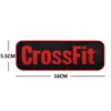 Treinamento Fitness Crossfit Colete Tático Patch de Peito Bolsa de Camping ao Ar Livre Patch de Borracha Macia PVC Distintivo de Velcro