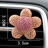 Espelho fora do negócio elétrico para flores de argila Saída de ar condicionado de carro de diamante Clipe de aromaterapia decorativo Clipe de perfume Enfeites