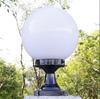 Luminária de Cabeça Solar para Coluna de Pátio 2024 Luminária de Parede para Villa Luminária Redonda para Coluna LED Liga/Desliga Porta Externa X20