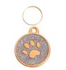 Comercio Exterior Popular Moda Elegante Tendencia id Huella de Pata Placa de Identificación Accesorios para Mascotas Puede Láser Collar para Perro Accesorios