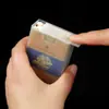 Estuche para cigarrillos para hombre, portátil, engrosado, resistente a la presión, para paquete blando de 20, estuche de plástico con tapa abatible, creativo y personalizado, accesorio para fumar