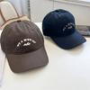Gorra de Béisbol Nueva 2024 para Niños Verano Letras Cabeza Grande Gorra Wai Casual Combinación Perfecta Mostrar Cara Sombrero Pequeño para el Sol Moderno