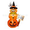 Cross-border Novo 5 pés Halloween Ghost Festival Inflável Três Camadas Abóbora Modelo Ar Ao Ar Livre Férias Horror Atmosfera Adereços