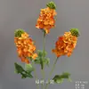 Flor Falsa de Boda Flor de Seda Naranja de Boda Flor Artificial Naranja Pared de Fondo Arreglo Floral Escenario Guía de Camino Arte Floral Decorativo
