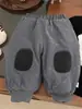 Pantalones Gruesos de Polar para Niños para Otoño e Invierno, Pantalones Jogger Gruesos y Cálidos Estilo Coreano para Bebés, Pantalones Elegantes de Pierna Ancha para Bebés