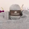 Fio de Lã Longo, Fio de Veludo Tipo Visom, Fio de Caxemira Imitação de Visom, Fio de Espessura Média para Tricô à Mão de Casacos, Cachecóis e Chapéus, Exportação