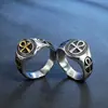 Joyería al por mayor de comercio exterior Anillo de cruz de personalidad retro europeo y americano Anillo de acero de titanio para hombre HFJ1009