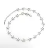 Conjunto de Pulseira e Colar Estrela-do-Mar Acessível Estilo Férias de Luxo Europeu e Americano para Mulheres Aço Inoxidável Joias Elegantes de Alta Qualidade