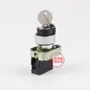 Interruptor de botão de pressão XB2-BG21C interruptor com chave e botão giratório de duas posições 22mm tipo de travamento automático um normalmente aberto