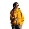 Jaqueta Feminina Estilo Huang Yimei Pica-Pau 2025 Nova Outono Três em Um Jaqueta de Caminhada da Planície de Sichuan