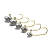 Anzol de Pesca com Cabeça de Chumbo Luminoso Olho de Peixe em Formato de Peixinho para Robalo, Anzol para Pesca com Isca Artificial, Isca Artificial Biônica Imitação de Peixinho