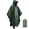 Capa de Chuva Atacado Estilo Japonês e Coreano Leve Fashionável Portátil Unissex Poncho Mochila Capa de Chuva para Ciclismo Exportação Amazon Item Quente