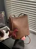 Bolsas Coreanas de Nicho, Bolsos Cruzados, Bolsos Populares para Mujer, Bolsos de Hombro Versátiles Casuales para el Día a Día, Bolsos Cubo Retro Simples