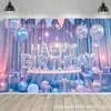 Nuevo Banner de Fondo Feliz Cumpleaños Transfronterizo Poliéster 100D Serie de Cumpleaños Fiesta Arreglo de Decoración de Escena