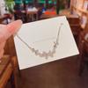 Pulsera de Perlas Personalizada de Alta Gama Estilo Coreano para Mujer Diseño Nicho Ins Moda Popular Pulsera Elegante de Acero al Titanio Pulsera