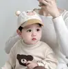 Gorro de Bebé Primavera y Otoño Lindo Dibujo Animado Gorra con Visera Otoño e Invierno Niños Estilo Coreano Sombrero para el Sol Gorra de Béisbol para Niños y Mujeres