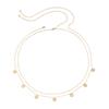 Cadena de cintura doble con colgante de mariposa y borlas estilo Spice Girl, estilo sexy para mujer, estilo callejero, estilo europeo y americano, cadena de metal de un solo círculo.